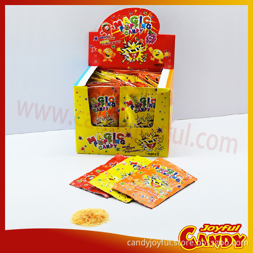 2017 Fruity Flavor bulk popping candy Magic Pop Candy